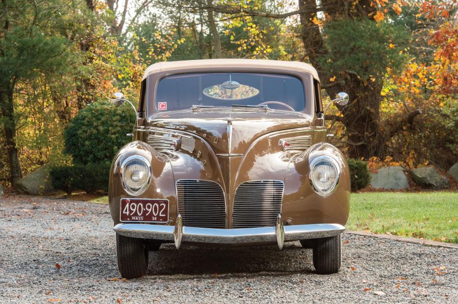  Lincoln Zephyr Convertible Coupe (86H-760(B)) 1938 года  (фото 22 из 36)
